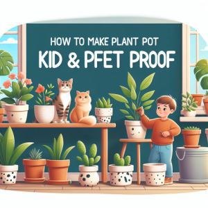 Cómo hacer que tus maceteros sean a prueba de niños y mascotas.