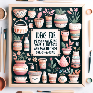 Ideas para personalizar tus maceteros y hacerlos únicos.