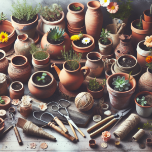 Ideas para reutilizar maceteros de terracota y darles un nuevo aspecto.