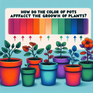 ¿Cómo afecta el color de los maceteros al crecimiento de las plantas?