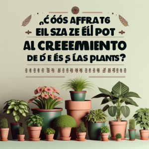 ¿Cómo afecta el tamaño del macetero al crecimiento de las plantas?